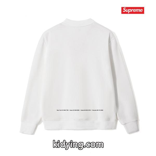 2025秋冬 裏起毛 ホワイト 話題沸騰 フォト SUPREME シュプリーム 偽物 スウェット-3
