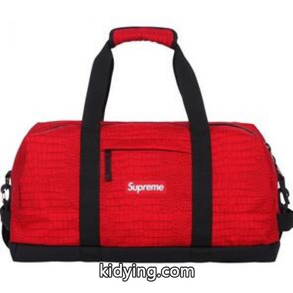 収納力の高いシュプリーム CROC DUFFLE BAG RED クロックダッフルバッグ 便利性あるバッグレッド_シュプリーム メンズバッグ_バッグ メンズ_スーパーコピーブランド激安通販 専門店-0