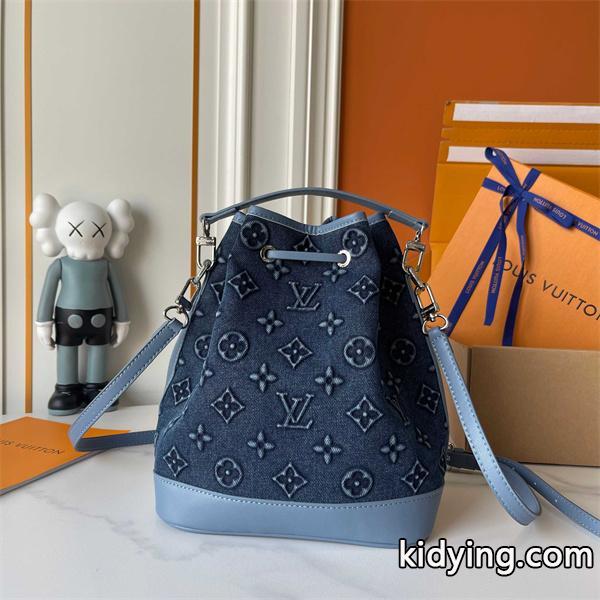 Louis Vuitton デニムブルー ルイヴィトン バケットバッグ コピー 82599 レディース トレンディ-2