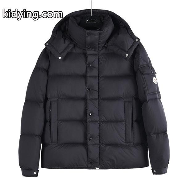 ブラック シンプル定番 ボリューム中綿 保温力抜群 2025秋冬コーデ MONCLER モンクレール 偽物 ダウンジャケット-1