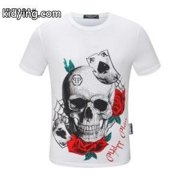 快適な通気性の良い 半袖Tシャツ 多色可選 春夏の着こなしにぴったり フィリッププレイン PHILIPP PLEIN_フィリッププレイン PHILIPP PLEIN_ブランド コピー 激安(日本最大級)-4