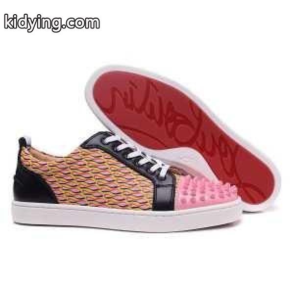 豊富なサイズ ルブタンルイスジュニアスパイクスフラットスニーカーLOUBOUTIN LOUIS_クリスチャンルブタン CHRISTIAN LOUBOUTIN_ブランド コピー 激安(日本最大級)-0