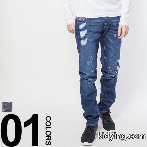 エンポリオアルマーニ EMPORIO ARMANI ジーンズ デニムパンツ ペイント加工 ジップフライ EXTRA SLIM ブランド メンズ ボトムス EA3Z1J101D78Z :7537214262:ゼンオンライン - 通販ショッピング-0