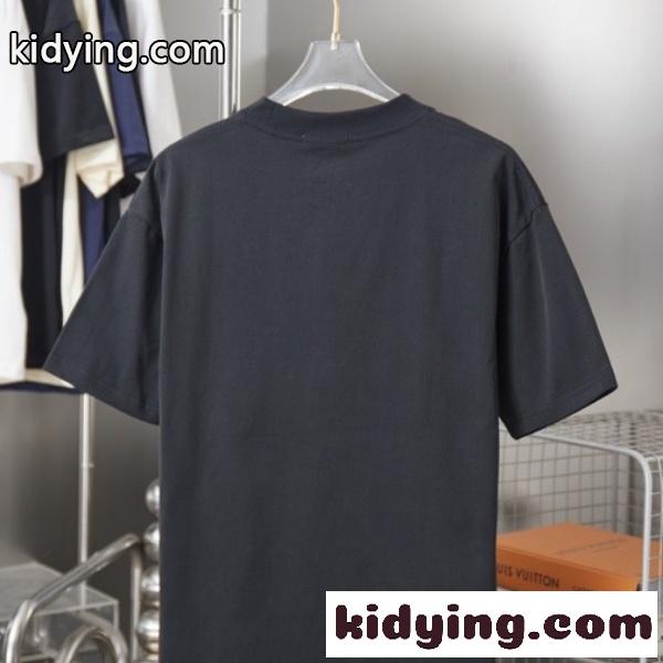 PRADA プラダ メンズ 半袖Tシャツ ナイロンポケット 三角ロゴ 無地 ミニマル 上品 軽量 快適 モダン-4