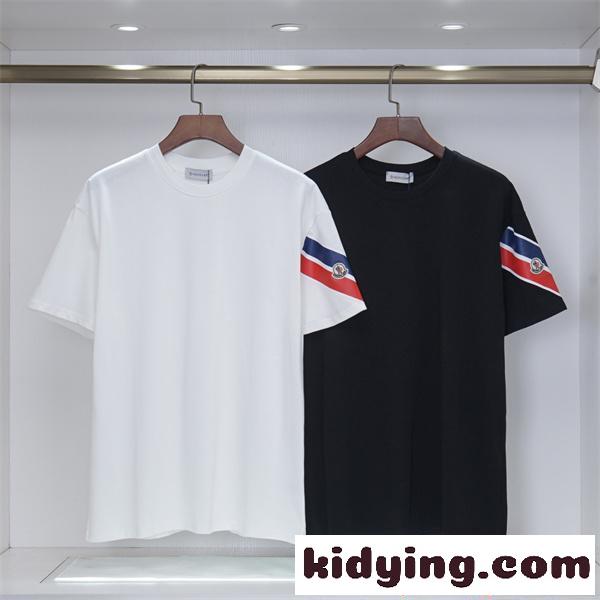 トレンド商品 MONCLER モンクレール コピー 半袖Tシャツ 柔らか生地 シンプル カジュアル-0