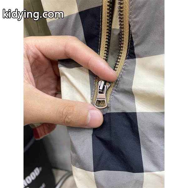 Burberry カーキ格子柄デザイン 秋冬特選ファッション バーバリー スーパーコピー パーカー シグネチャー定番-4