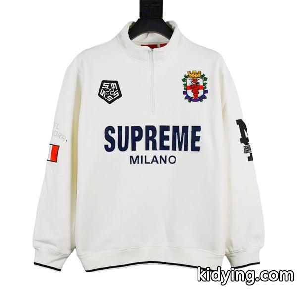 海外セレブ愛用 シュプリームスウェットコピー Supreme 22FW Milano Half Zip Pullover ブランド コピー 激安(日本最大級)-0