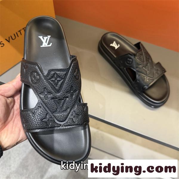 滑りにくいラバーソールLOUIS VUITTON ☆ルイヴィトンサンダルスーパーコピー人気2026春夏-5