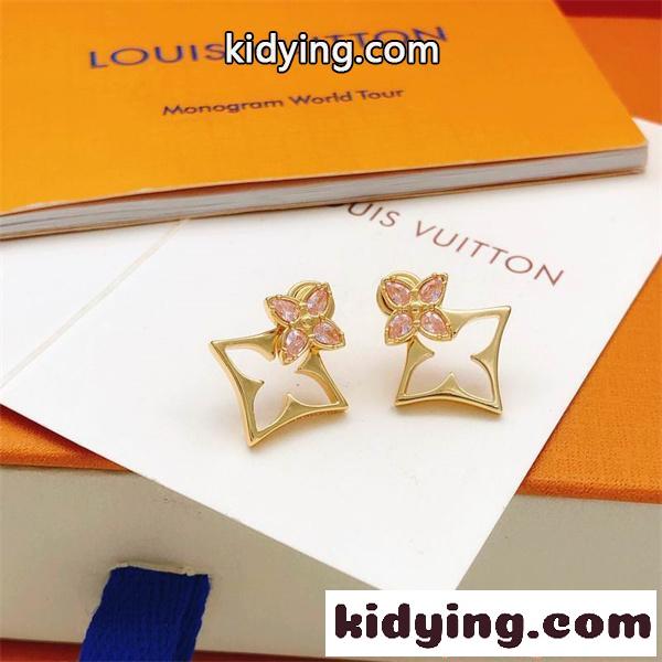 LOUIS VUITTON レディース ピアス ゴールド調 ルイヴィトン コピー 上品 華やか アクセサリー ギフト人気-2