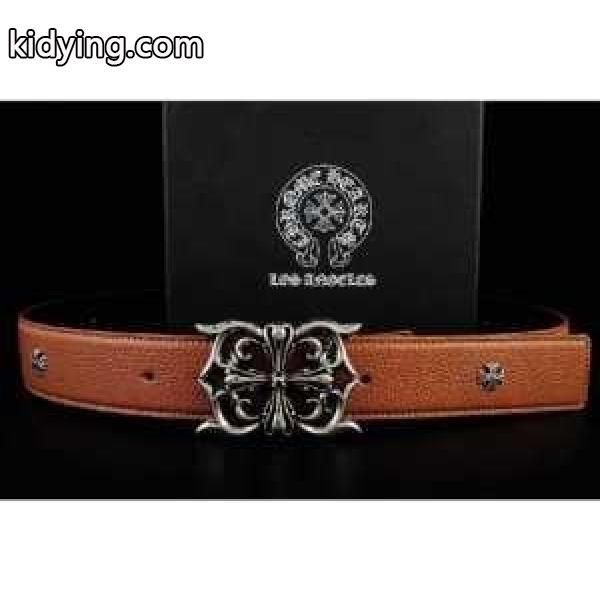 クロムハーツ ベルト 10 3PC 3ピース クラシック 激安大特価安いChrome Hearts メンズカジュアル ブラウン本革ベルト_CHROME HEARTS クロムハーツ_ブランド コピー 激安(日本最大級)-0