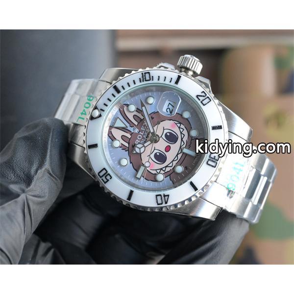 ROLEX 布布コラボの可愛いデザイン 904L精鋼ケース 自動巻きムーブメント 高品質 ロレックス コピー 時計-8