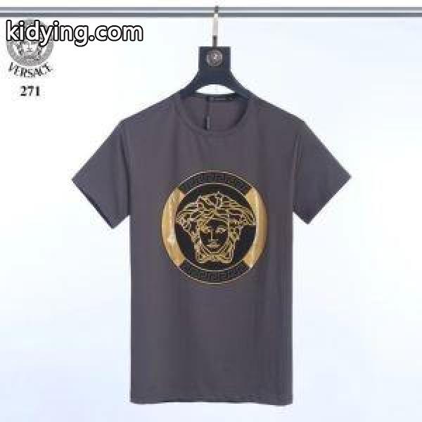 VERSACE 今季のベスト新作 Tシャツ/半袖 ヴェルサーチ 2019SS 3色可選 素晴らしい春夏の新作_ヴェルサーチ VERSACE_ブランド コピー 激安(日本最大級)-3
