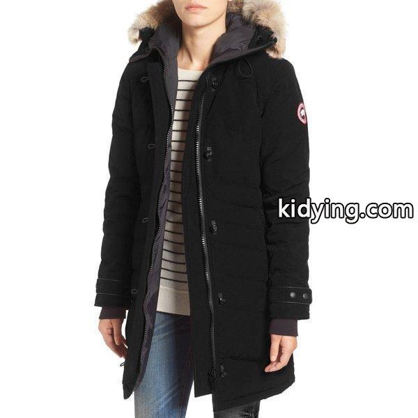 カナダグース レディース ダウンジャケット アウター Lorette Hooded Down Parka with Genuine Coyote Fur Trim Black :dp3-5198833-163173:フェルマート エフ fermart ef - 通販ショッピング-0