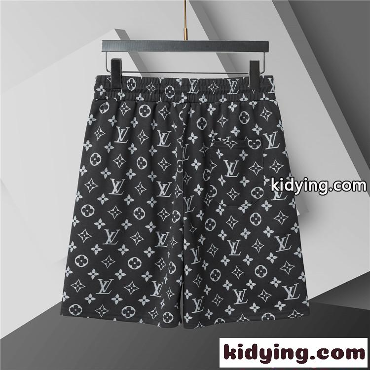 プリント セットアップ LOUIS VUITTON メンズ 半袖Tシャツ ルイヴィトン コピー ショートパンツ 上下セット-5