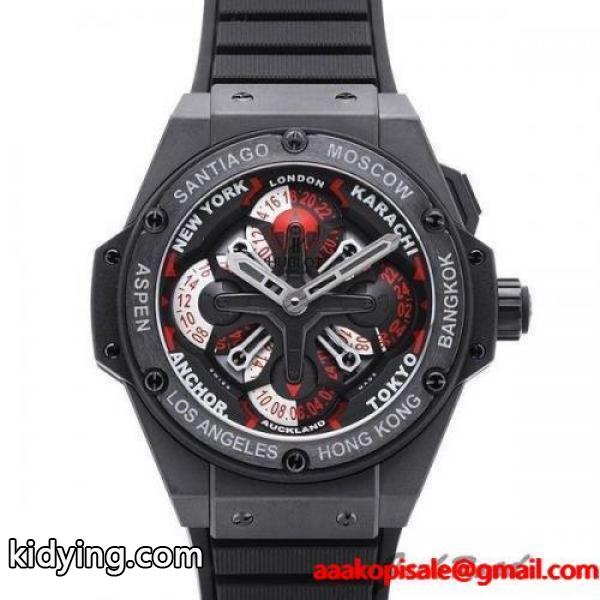 ウブロ HUBLOT キングパワー ウニコ GMT セラミック 771CI1170RX 【新品】 時計 メンズ :hu159:ジャックロード - 通販ショッピング-0