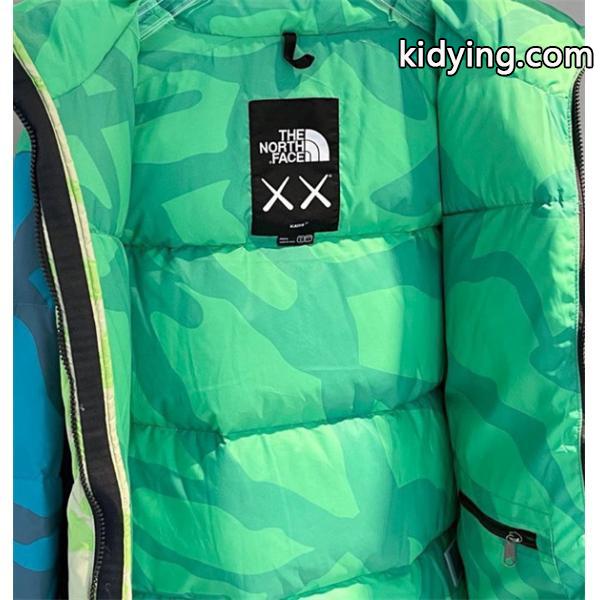 The North Face コピー カモフラージュ拼色ダウンジャケット カラフル コラボ風 2025秋冬個性 ザノースフェイス-7