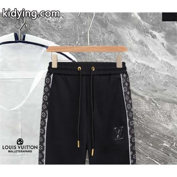 LOUIS VUITTON ルイヴィトン コピー 2025秋冬イチ押し・深みのある ブラック 快適 ジョガーパンツ-2