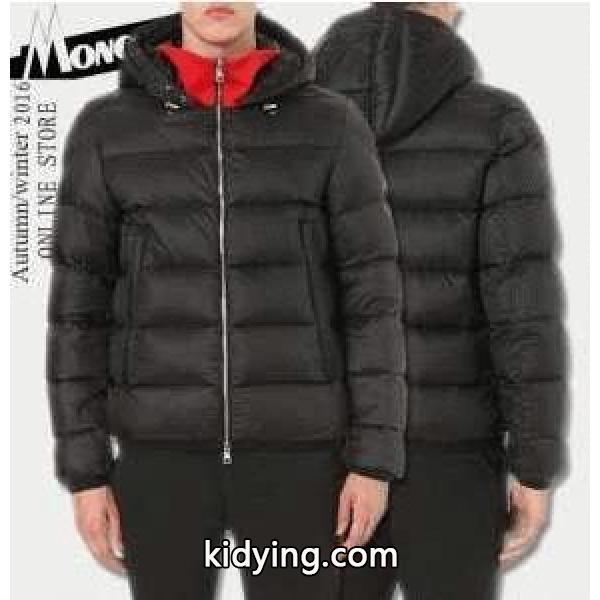 クールなモンクレールメンズダウンジャケット MONCLER CLAMARTダウンアウターブラック-0