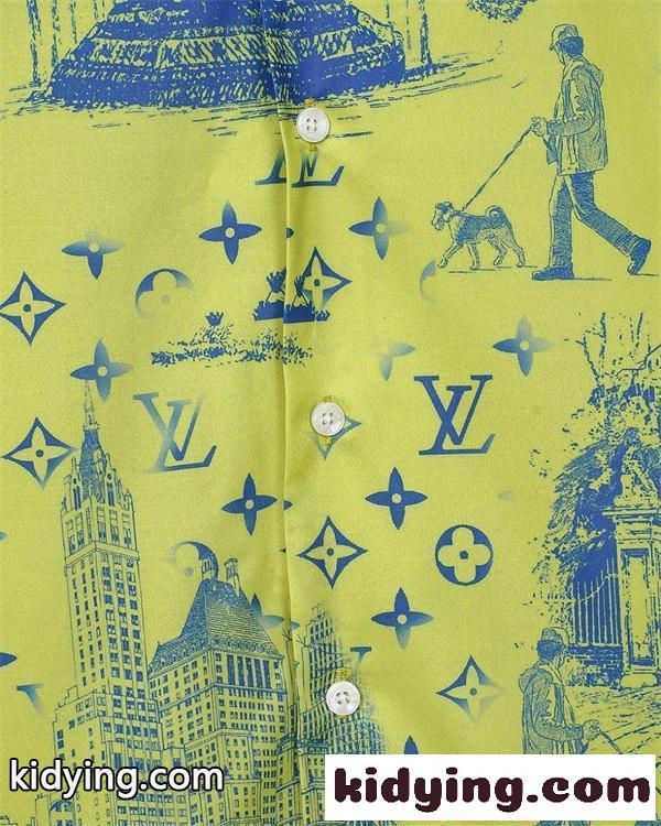 LOUIS VUITTON ルイヴィトン コピー 存在感抜群 プリント 半袖シャツ 軽量 通気性 2026春新作-8