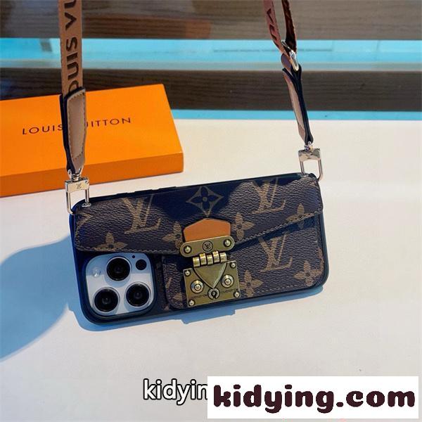 スマホケース ショルダー付き 斜め掛け ルイヴィトン 偽物 カード収納 おしゃれ 大人可愛い LOUIS VUITTON-2