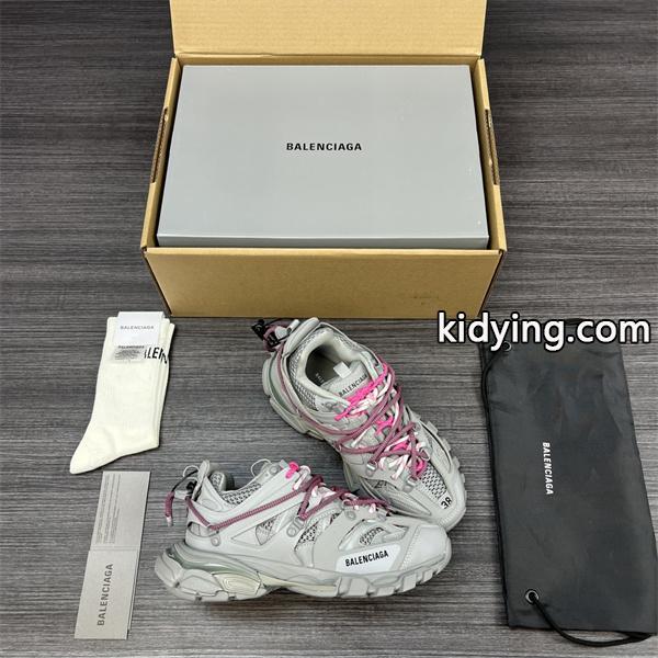BALENCIAGA 激安 Track Trail スニーカー メンズ ローカット 厚底 トレイル系 レースアップ ボリュームソール グレー系-2