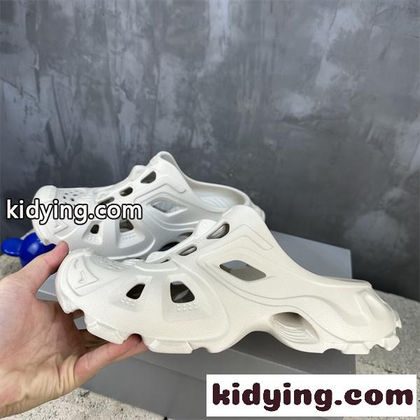 バレンシアガサンダルコピー2026トレンドBALENCIAGA Mold Closed Rubber SandalsYellow-2
