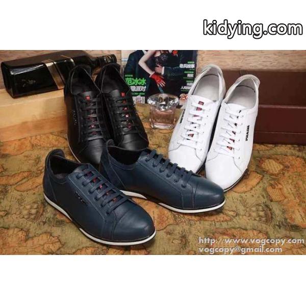 柔軟性に優れ  2015  PRADA プラダ スニーカー 3色可選_スニーカー、靴_メンズファッション_スーパーコピーブランド激安通販 専門店-0