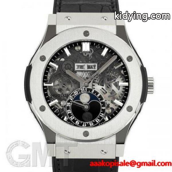 ウブロ アエロ・フュージョン ムーンフェイズ チタニウム 45mm 517NX0170LR HUBLOT 【新品】【メンズ】 【腕時計】-0