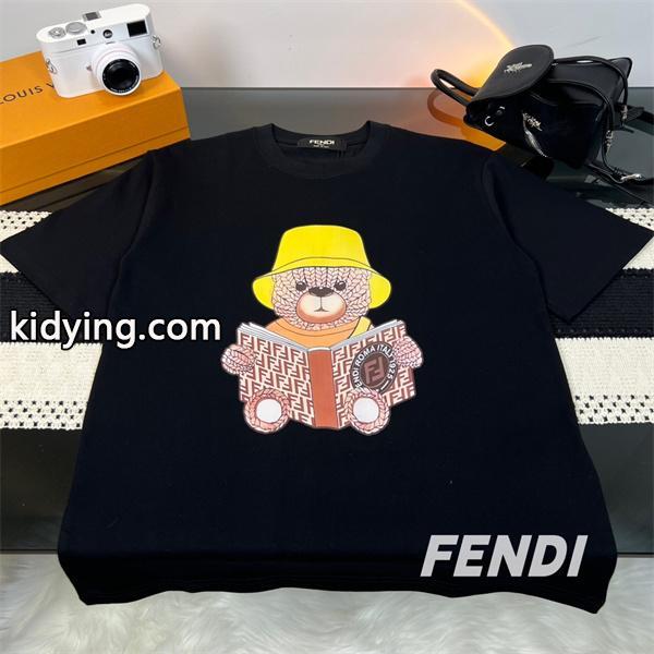 品質保証清潔感スタンダードトップス相性いいストリートロックtシャツFENDIフェンディ コピー-0