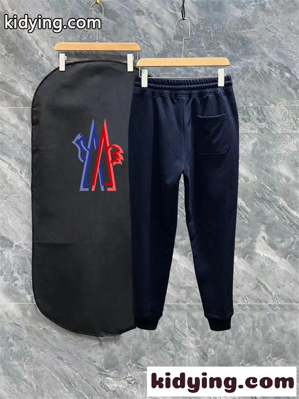 カジュアル リブヘム仕様 デイリー万能 お得 MONCLER モンクレール コピー スウェットパンツ トレンド-2