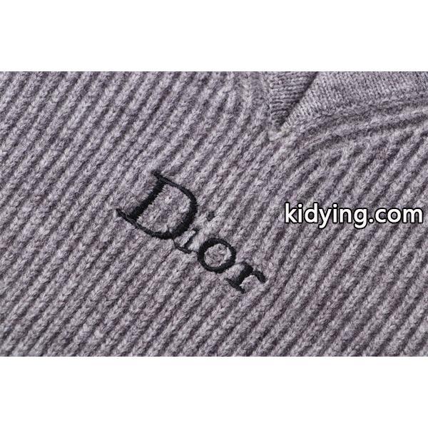 着心地抜群 Vネック DIOR ディオール コピー ニット ホワイト 2025秋冬 きれいめ-8
