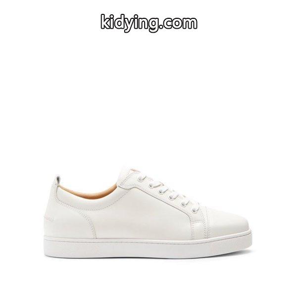 クリスチャン ルブタン メンズ スニーカー シューズ・靴 Yang Louis Junior low-top leather trainers Ecru-white :hb-1198395:フェルマート fermart 2号店 - 通販ショッピング-0