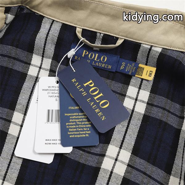秋冬 ネイビー Polo Ralph Lauren ポロ ラルフローレン コピー コート ミドル丈 ワンポイント刺繍 クラシック-7