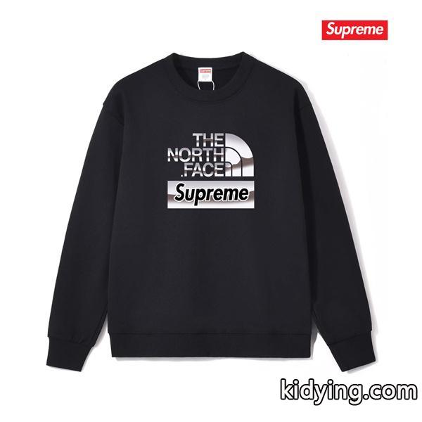 保温性抜群 カジュアル ブラック コラボ SUPREME シュプリーム スーパーコピー スウェット-0