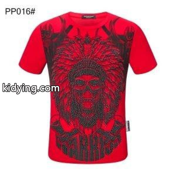 ラフさとおしゃれを両立 多色可選 半袖Tシャツ 春夏トレンドの取り入れるフィリッププレイン PHILIPP PLEIN_フィリッププレイン PHILIPP PLEIN_ブランド コピー 激安(日本最大級)-2