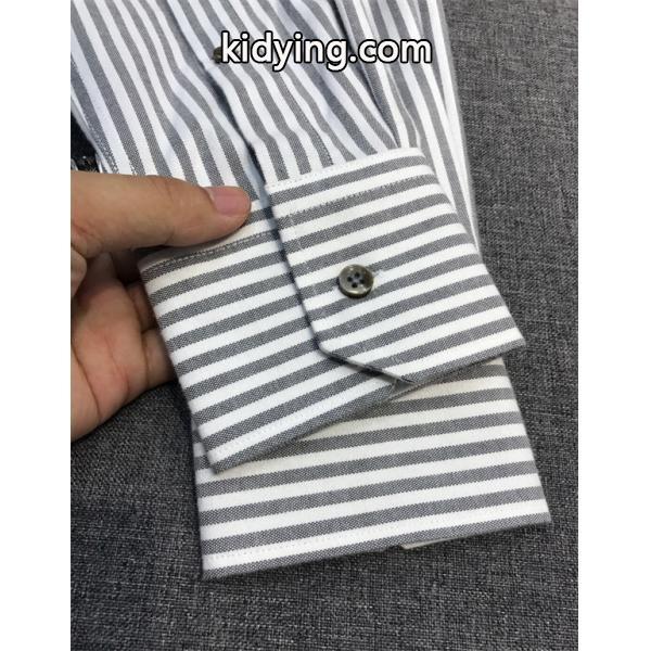 人气TOP❤THOM BROWNE トムブラウン長袖シャツコピー26SS トレンドおしゃれ通勤上質アイテム-7