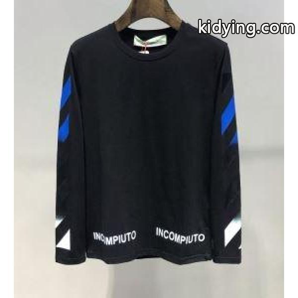 長袖Tシャツ 2色可選 新品は継続して大人気 2019春夏トレンドカラー Off-White オフホワイト_Off-White オフホワイト_ブランド コピー 激安(日本最大級)-1