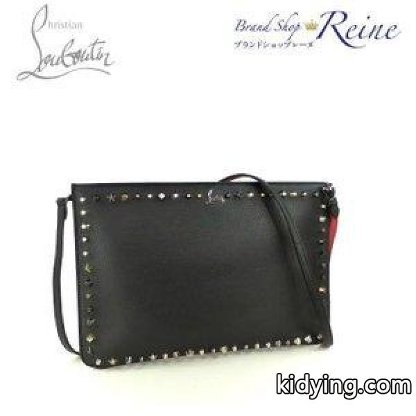 クリスチャンルブタン（Christian Louboutin） Loubiclutch マルチスタッズ 2way ショルダー クラッチ バッグ 3175006 SALE セール 新品 :17-009836:Brandshop Reine - 通販ショッピング-0