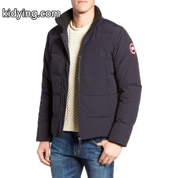 カナダグース メンズ ダウンジャケット アウター Woolford Down Bomber Jacket Navy :dp3-5197565-19219:フェルマート エフ fermart ef - 通販ショッピング-0