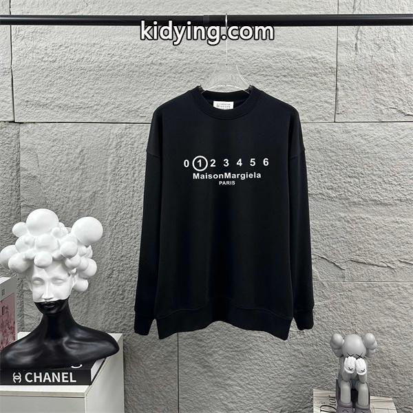 Maison Margiela コピー トレーナー 数字ロゴ モノクロ クラシック メゾンマルジェラ-0