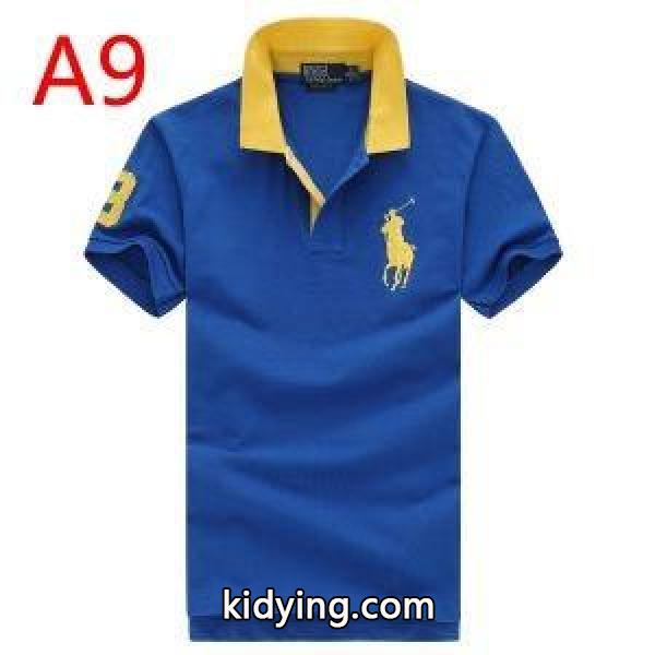 最高品質ポロラルフローレンコピー激安Polo Ralph Laurenビジネス用メンズ半袖ポロtシャツ最安値セール-8