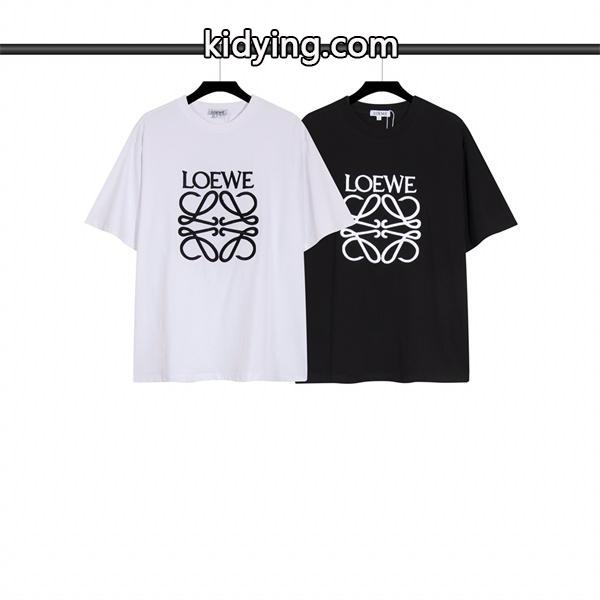 ロエベ ｔシャツコピーLOEWE大人のビックユニセックス半袖トップス-0
