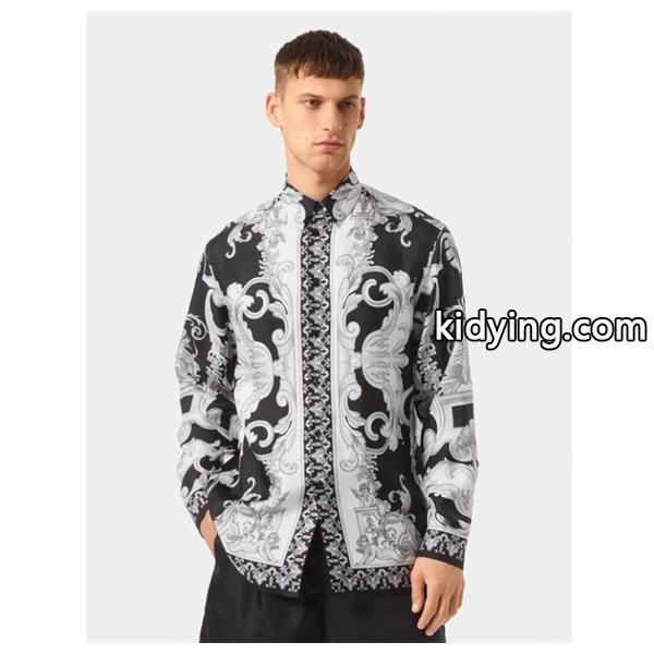 春夏にも楽しむすアイルに ヴェルサーチ VERSACE オフィスコーデもシャレ見え シャツ_ヴェルサーチ VERSACE_ブランド コピー 激安(日本最大級)-0