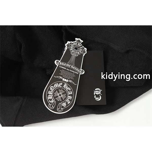 クロムハーツ コピー Chrome Hearts パーカー セール価格 ブラック × イエローロゴ 個性派 防風対策 2025秋冬必須アイテム-5