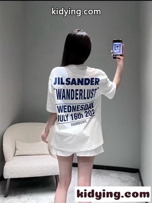シティフォトデザイン リラックスシルエット JIL SANDER ジルサンダー コピー クルーネックTシャツ 着回し-3