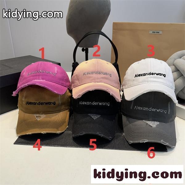 アレキサンダーワン コピー キャップ Alexander wang グラデーションカラー ダメージ 個性派 トレンド小物-8