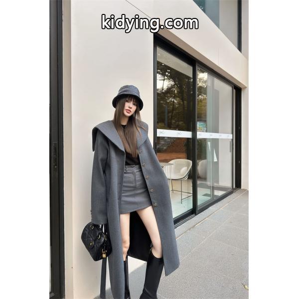プレミアム コート グレー レディース 洗練 シルエット DIOR ディオール コピー-2