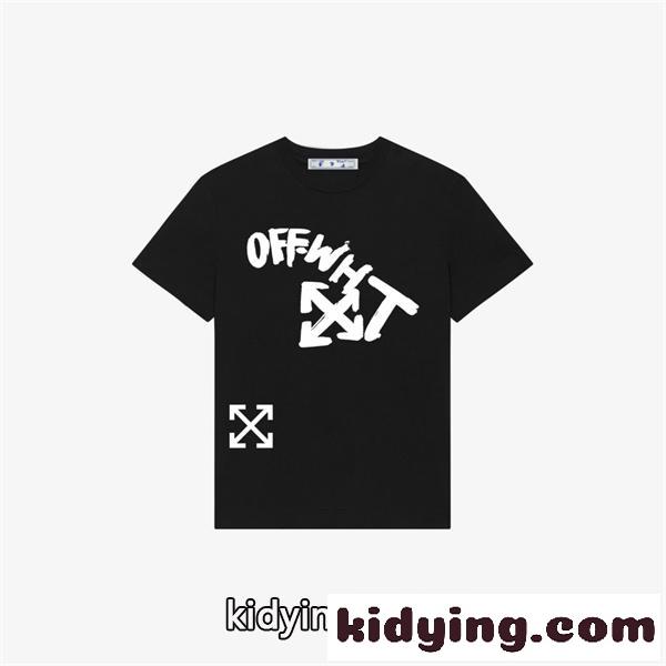 グラフィックTシャツ ロゴアートデザイン さらっと着られる OFF-WHITE オフホワイト コピー Tシャツ 春夏向け おしゃれモデル-1