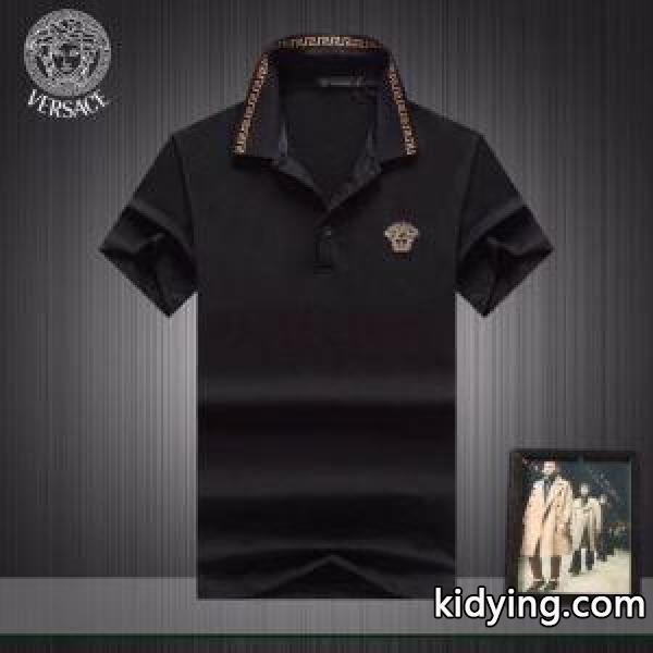 3色可選 ヴェルサーチVERSACE 好感度が高いアイテム Tシャツ/半袖 2019春夏トレンドファッション新作_ヴェルサーチ VERSACE_ブランド コピー 激安(日本最大級)-0