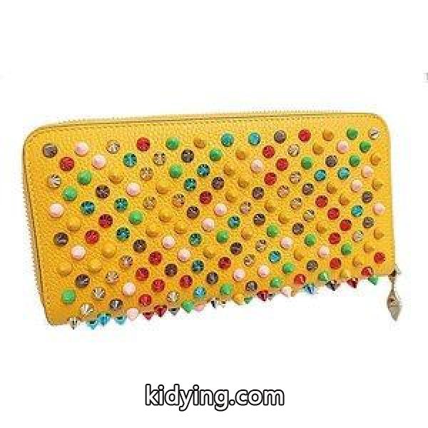 クリスチャンルブタン Christian louboutin PANETTONE SPIKES パネトーネ スパイク マルチメタル 長財布 ブランド古着ベクトル 中古&AA☆ ▲180122 0350 :034-901801030015:ブランド古着販売のベクトル - 通販ショッピング-0